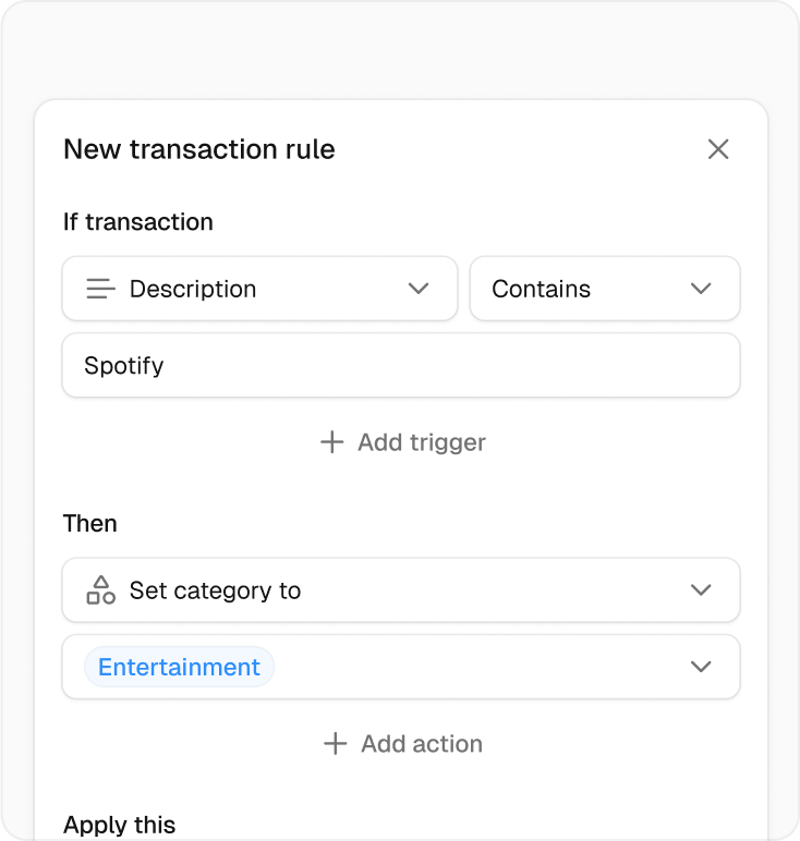 Khazina: Automate your transactions, your way